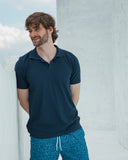 CAMISA POLO AZUL OSCURO MARINI STAR